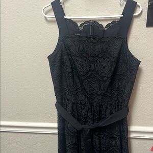 Elegant Black Lace Dress